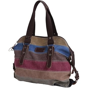 striped shoulder bag
