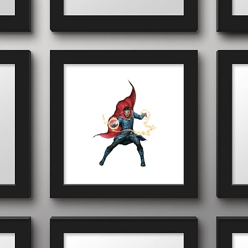 Miniatura 3 de Trends International Gallery Pops Marvel Comics Avengers - Póster de pared de Doctor Strange, 12 x 12 pulgadas, versión enmarcada en negro