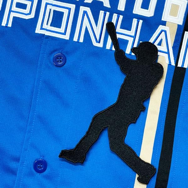 北海道 日ハム ファイターズ 日ハム 松本剛 シルエット 刺繍 ワッペン 応援 ユニフォーム