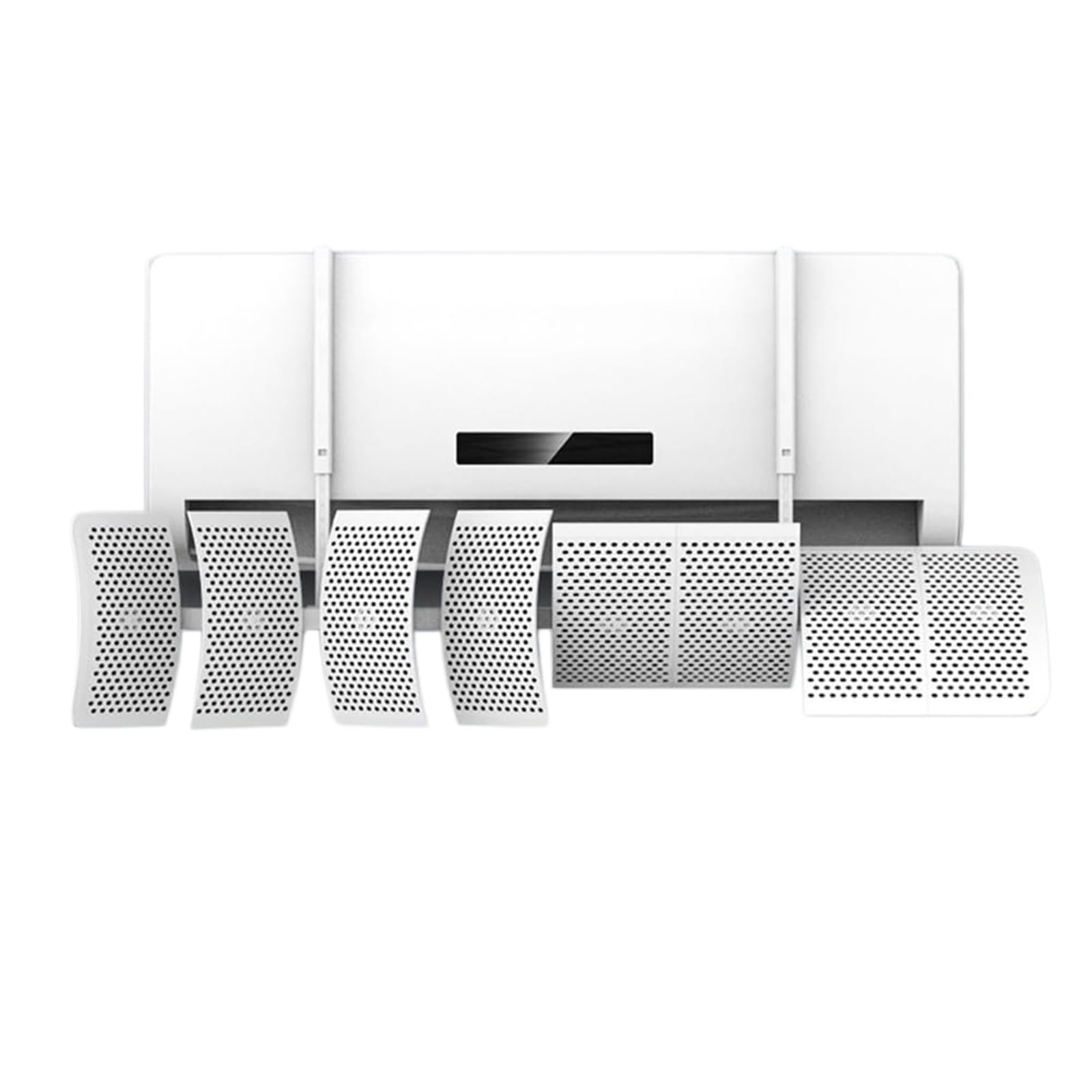 Air Conditioner Deflector - Anti Direct Blowing Split Deflector - 8-Blade 360° Adjustable, for Wall Mounted Air Conditioners