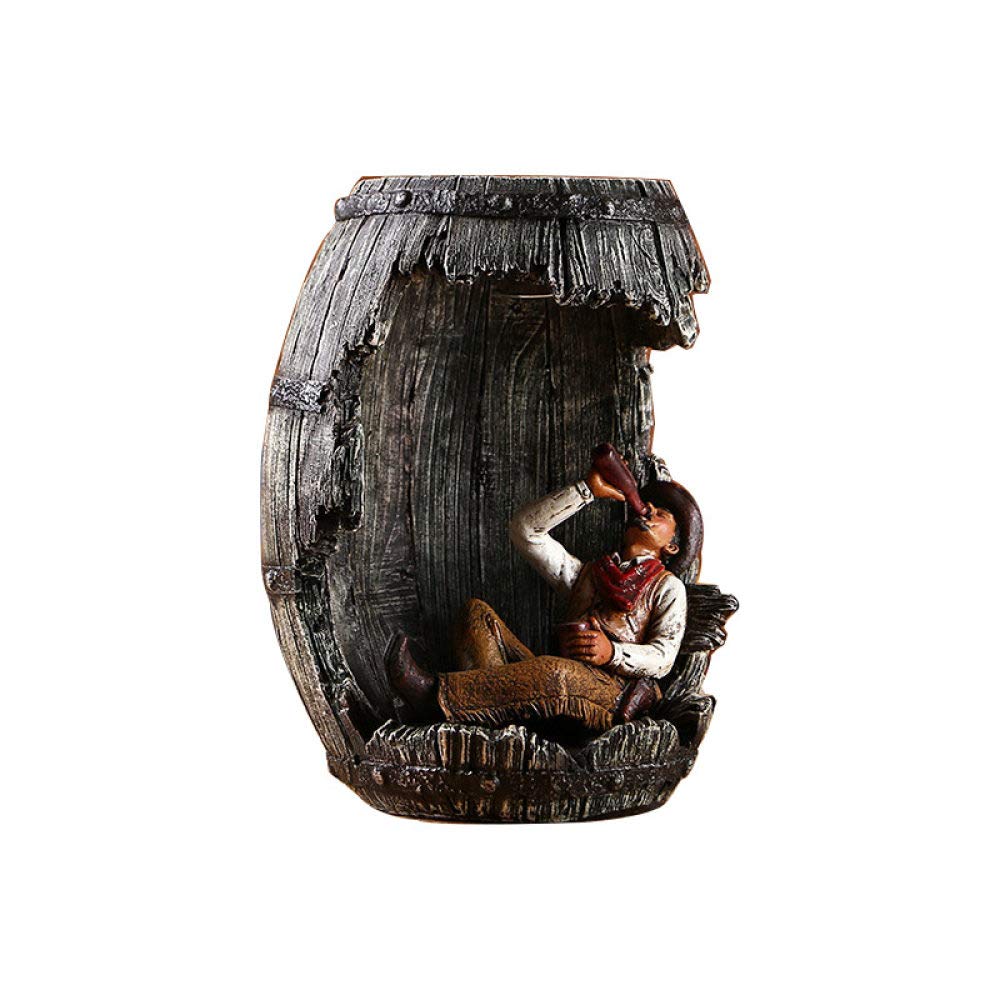 Statue baril de vin mignon pour personnaliser votre bureau et voiture
