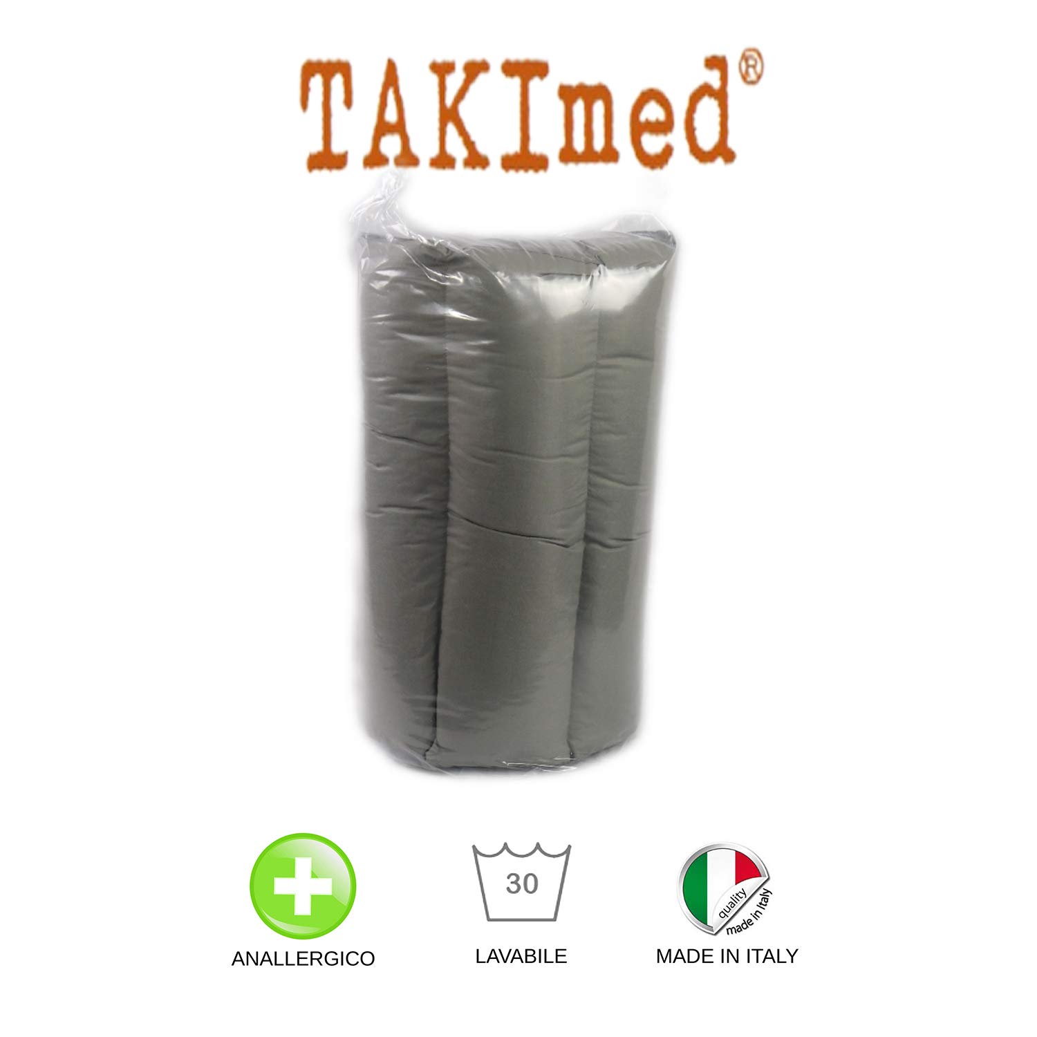 TAKIMED Copripoltrona lungo in Fibra Cava Siliconata, Stuoia Antidecubito, Rivestimento poltrona Massaggiante, Rivestimento per Poltrona Universale.12 elementi Prodotto Italiano.