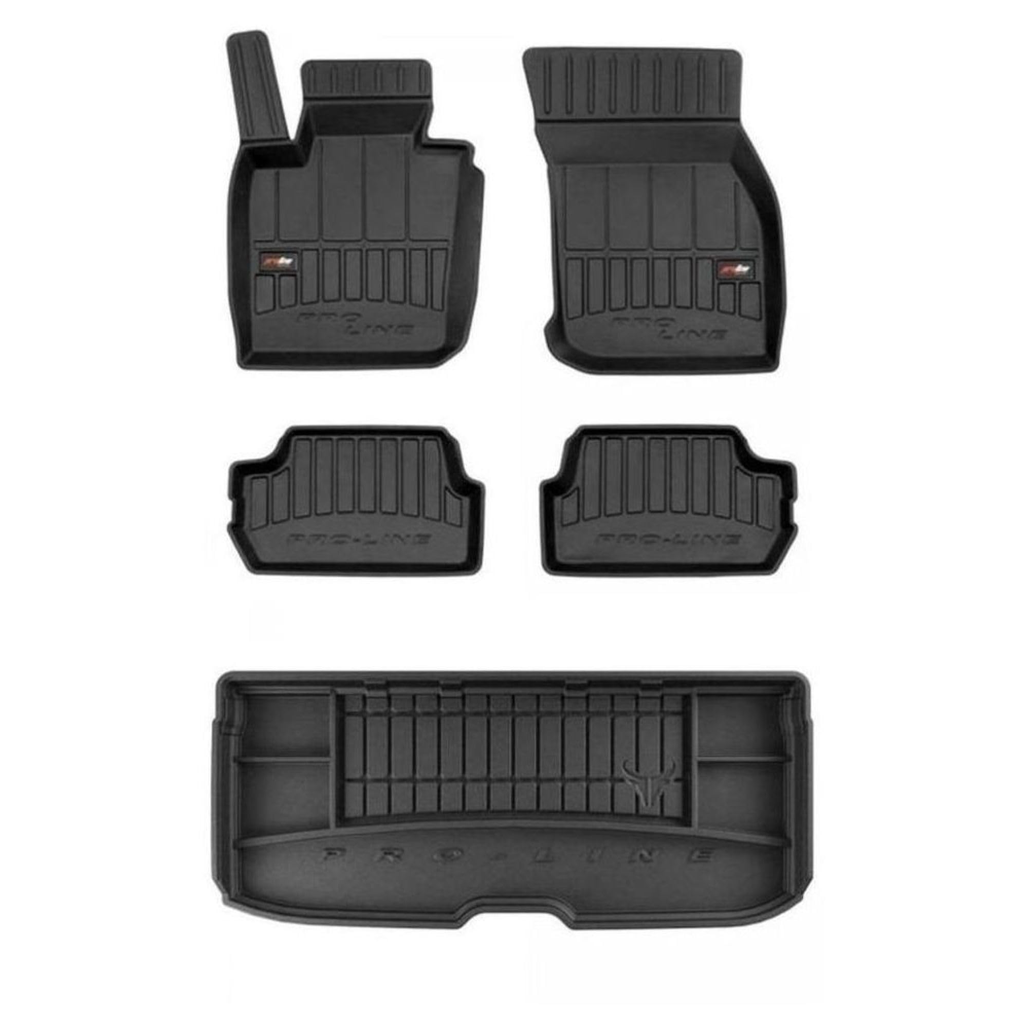 Tappetini In Gomma Per Mini Countryman II 2017-2023, Serie No.77, Antiscivolo E Facili Da Pulire