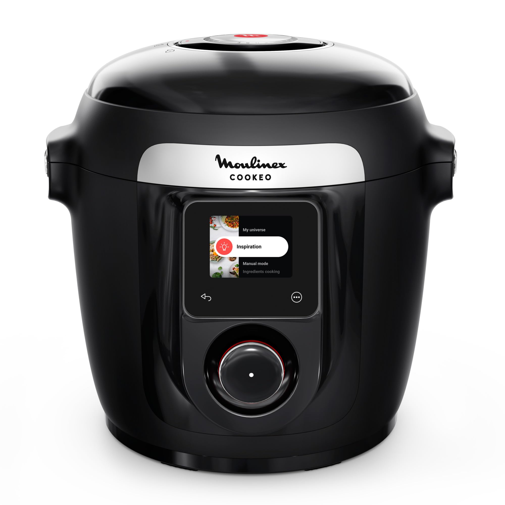 Moulinex Cookeo Wi-Fi 10-en-1, Multicuiseur, 10modes de cuisson, Cuisson sous pression, Etapes détaillées, CE96G810, Noir