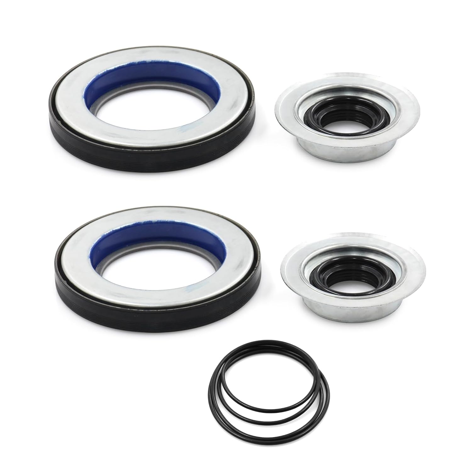Front Axle Vaccum Knuckle Seal & Hub O-Ring & Dust Seals Kit for 2005-2019 Ford Super Duty F250 F350 F450 F550 Dana Super 60