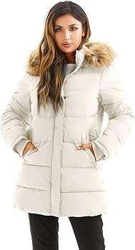 Amazon.com: FARVALUE Women's Winter Coat Warm Parka Jacket