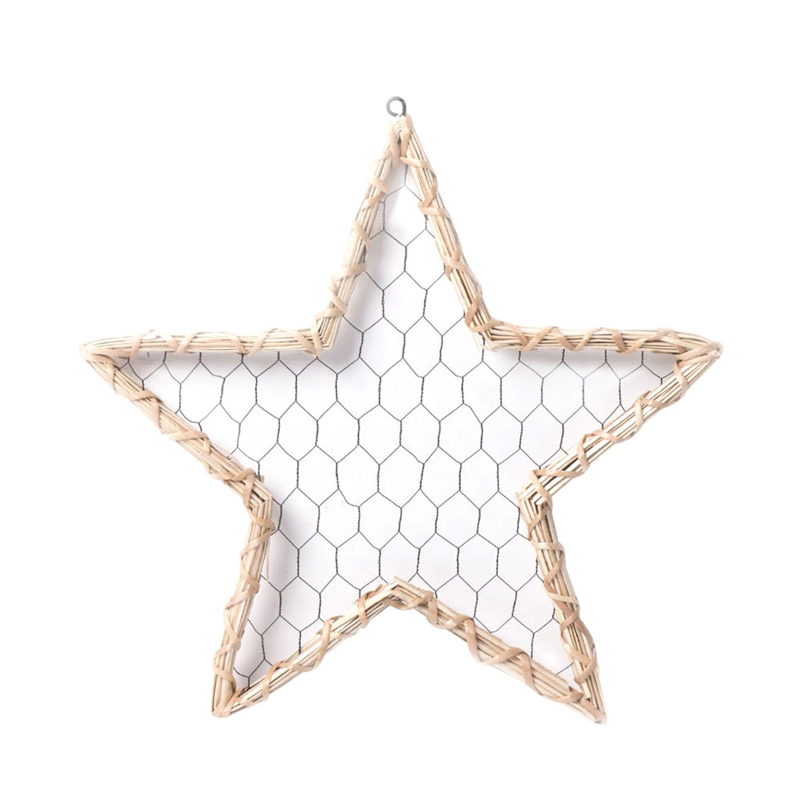 YWLUUOO Rattans Star Frames Wickers Picture Display for 4x6 Photos, Adds Charm to Any Room Wickers Star Frames