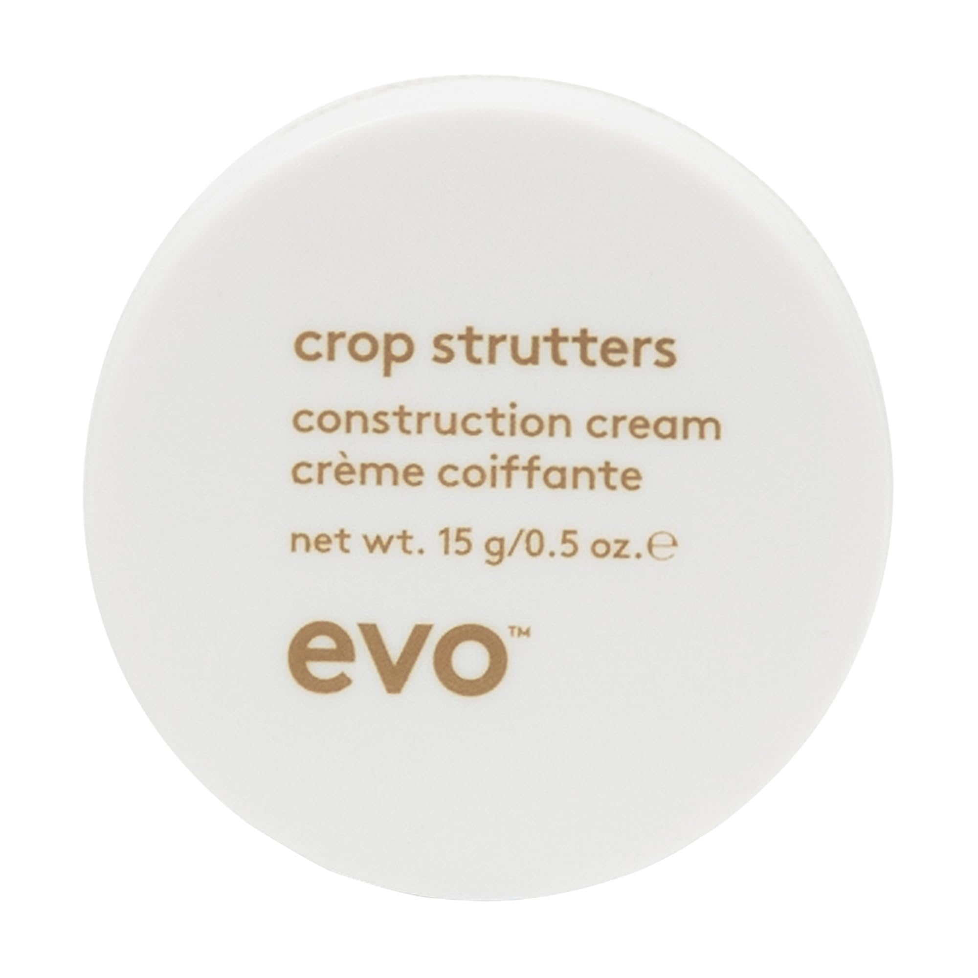 Crop Strutters Construction Cream - Medium Hold Smoothing Hair Cream - Supports and Provides Definition with Medium Shine