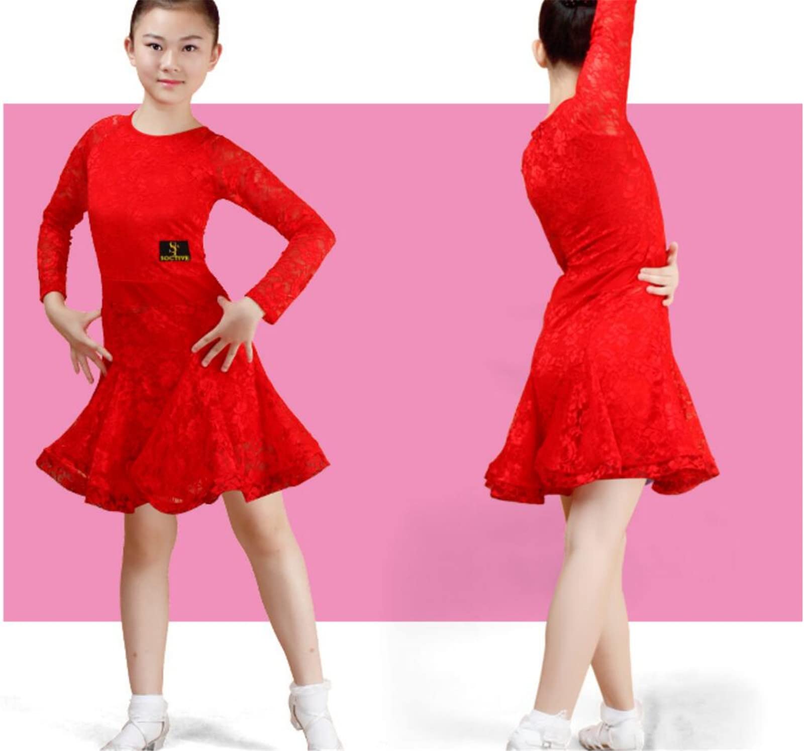 Abo da ballo latino Vennystyle per ragazze e bambini, abo da allenamento in stile frange con stampa leopardata e tutina professionale con bretelle  200000532