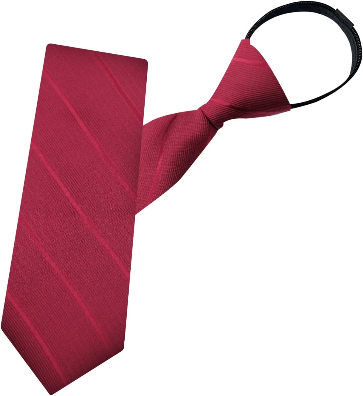 Mantieqingway Pre-tied Adjustable Zipper Neck Ties for Men 3.15' 'Mens Necktie for Office Graduation School Uniforms