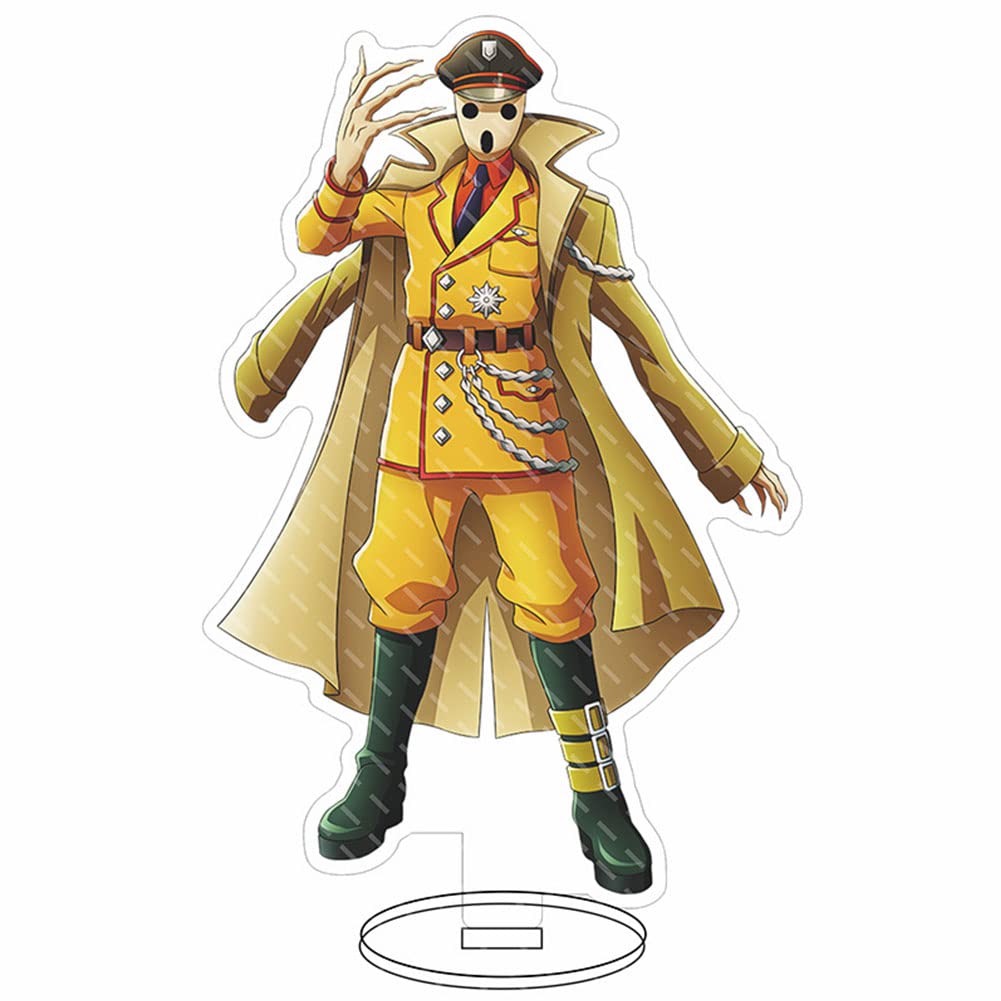 HLUONGTN Overlord Acrylic Figure Character Albedo Ainz/Ooal Gown Double-Sided Transparent Stand Model/Type 5/15Cm