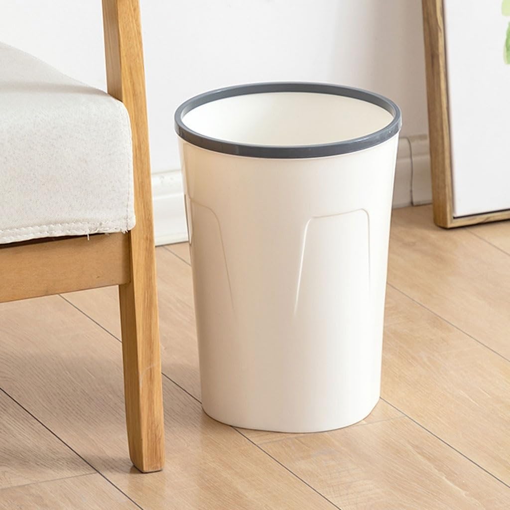 bidoni per la cucina 10l Fessura Pattumiera Casa Soggiorno Camera da letto Carino Cucina Bagno Dimensioni Wc Creativo Cestino di carta Tirando la spazzatura bidoni per la polvere per la cucina(Blue)