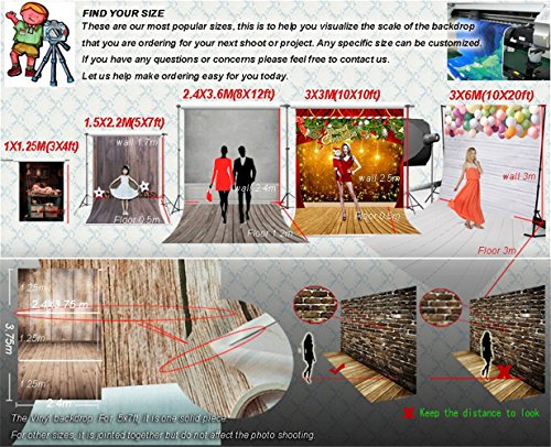 3,7 x 2,4 m Red Brick Wall House Merry Christmas