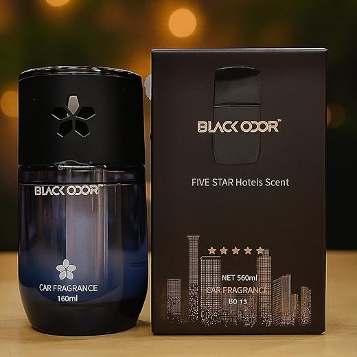 HKR CAR HUB BLACK ODOR Car Perfume Car Interior Deodoriser BO-13 in SHANGRI-LA Fragrance Pack of 1 Pcs