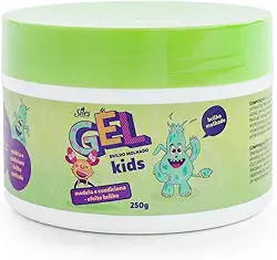 Gel De Cabelo Infantil Efeito Brilho Fixador 250g Kids Siles