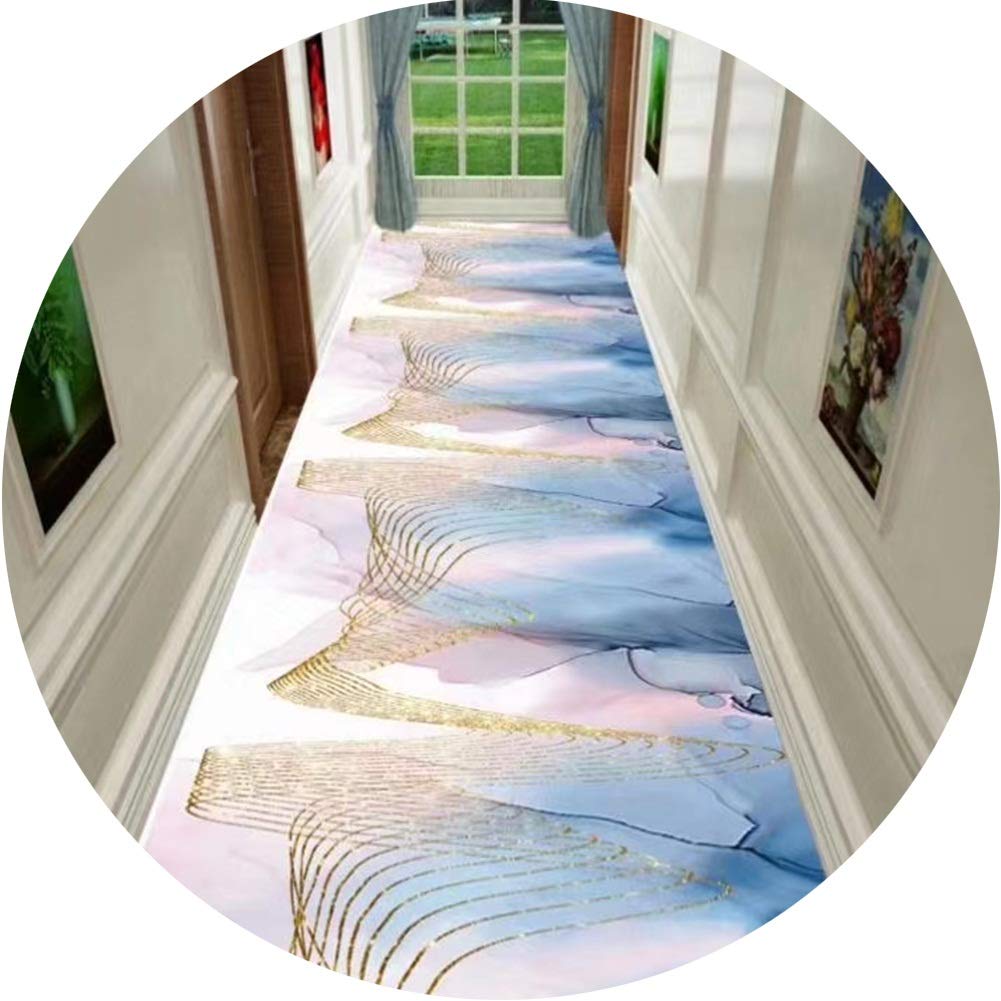 Tapis couloir design 3D pour sublimer et protéger l'entrée de la maison