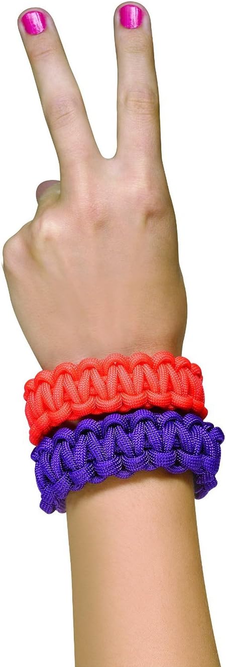 Creativity for Kids Color Cord Bracelets - Makes 8 Paracord Bracelets