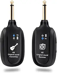Transmissor Receptor P10 Sem Fio Para Guitarra Baixo Violão