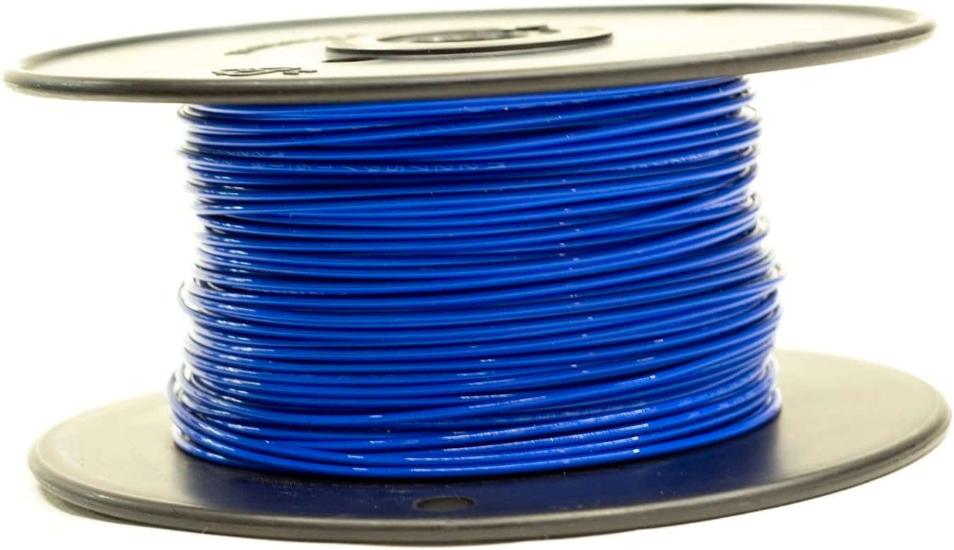 M22759/16-20 Mil-Spec Tefzel Hi-Temp Stranded Wire 20AWG Gauge … (10FT, Blue)