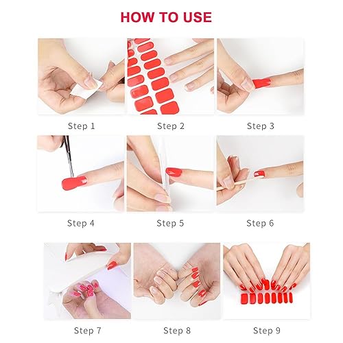 Miniatura 3 de Gellae - Calcomanías de uñas de gel semicuradas, kit de calcomanías de uñas de gel gellea con luz UV, calcomanías de uñas de gel para arte de uñas,