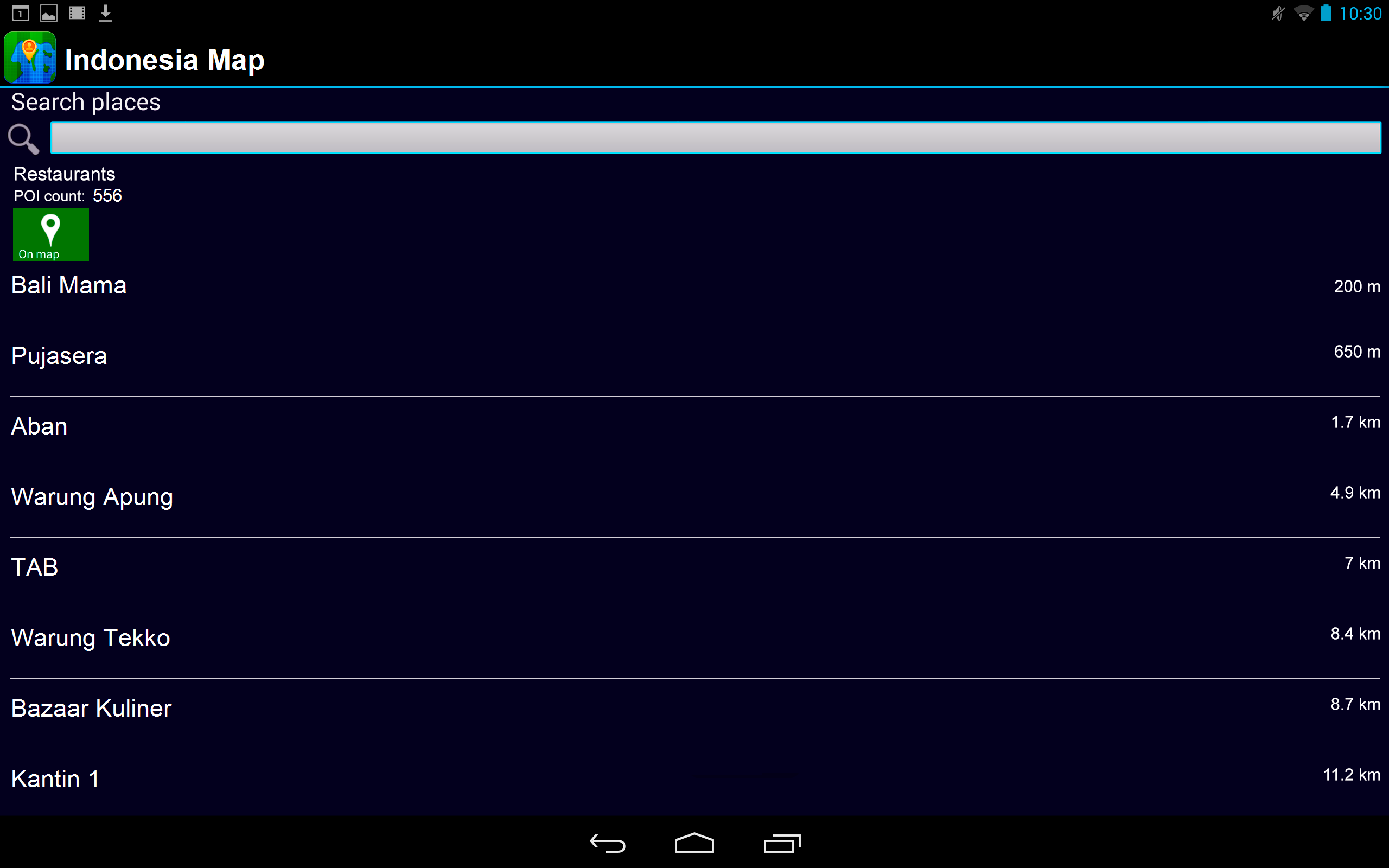 Indonesia - Offline Map - App on Amazon Appstore