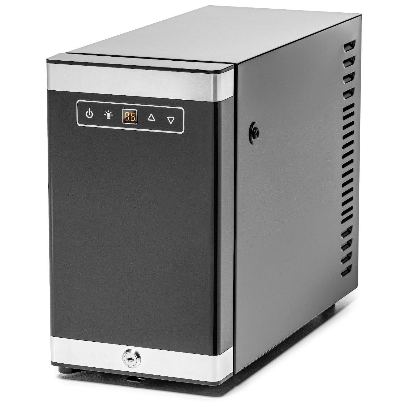 Canario Cafe Frigo per il Latte CC712, per Macchina da Caffè, Frigo per il Latte Professionale, Freschezza del Latte, Grande Capacità, Design Compatto, per Bar, Ristoranti e Uffici