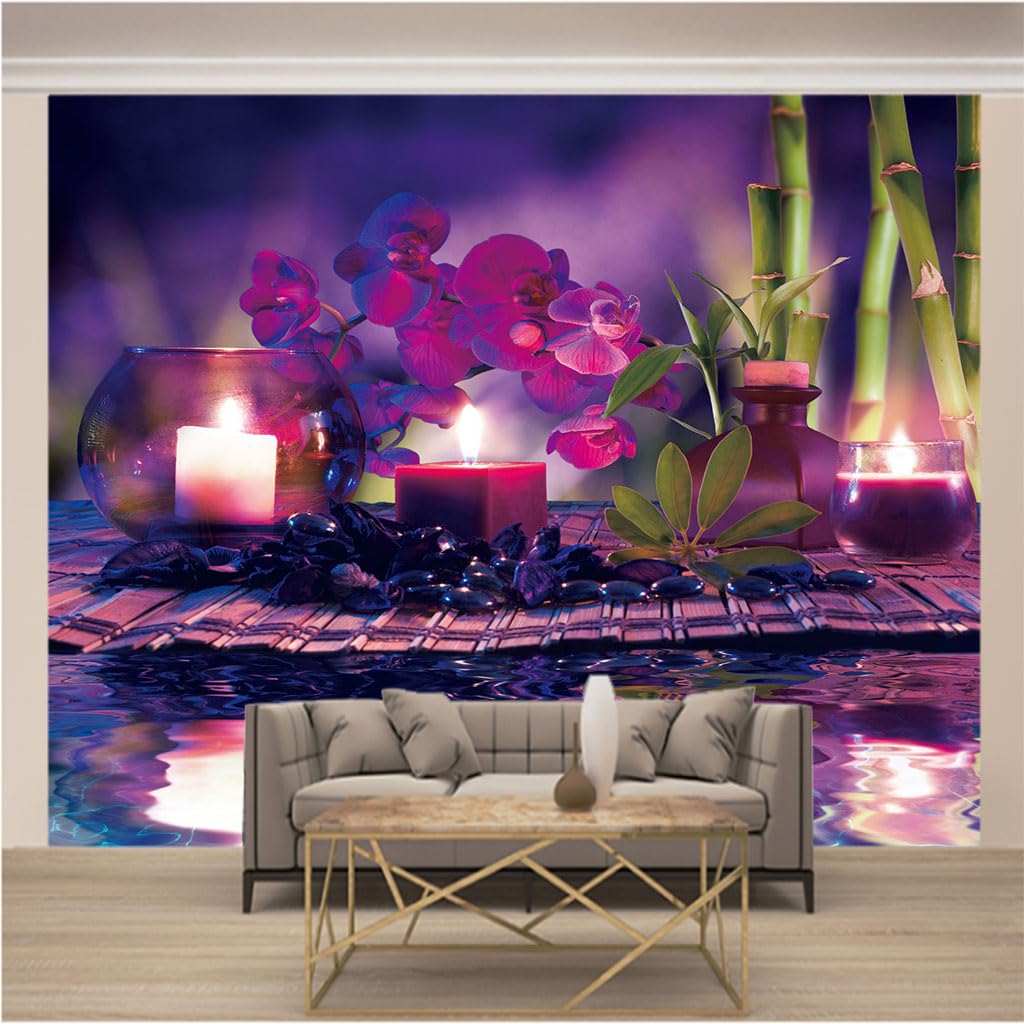 Papier Peint Panoramique Grand Format 300x220cm Zen 3D