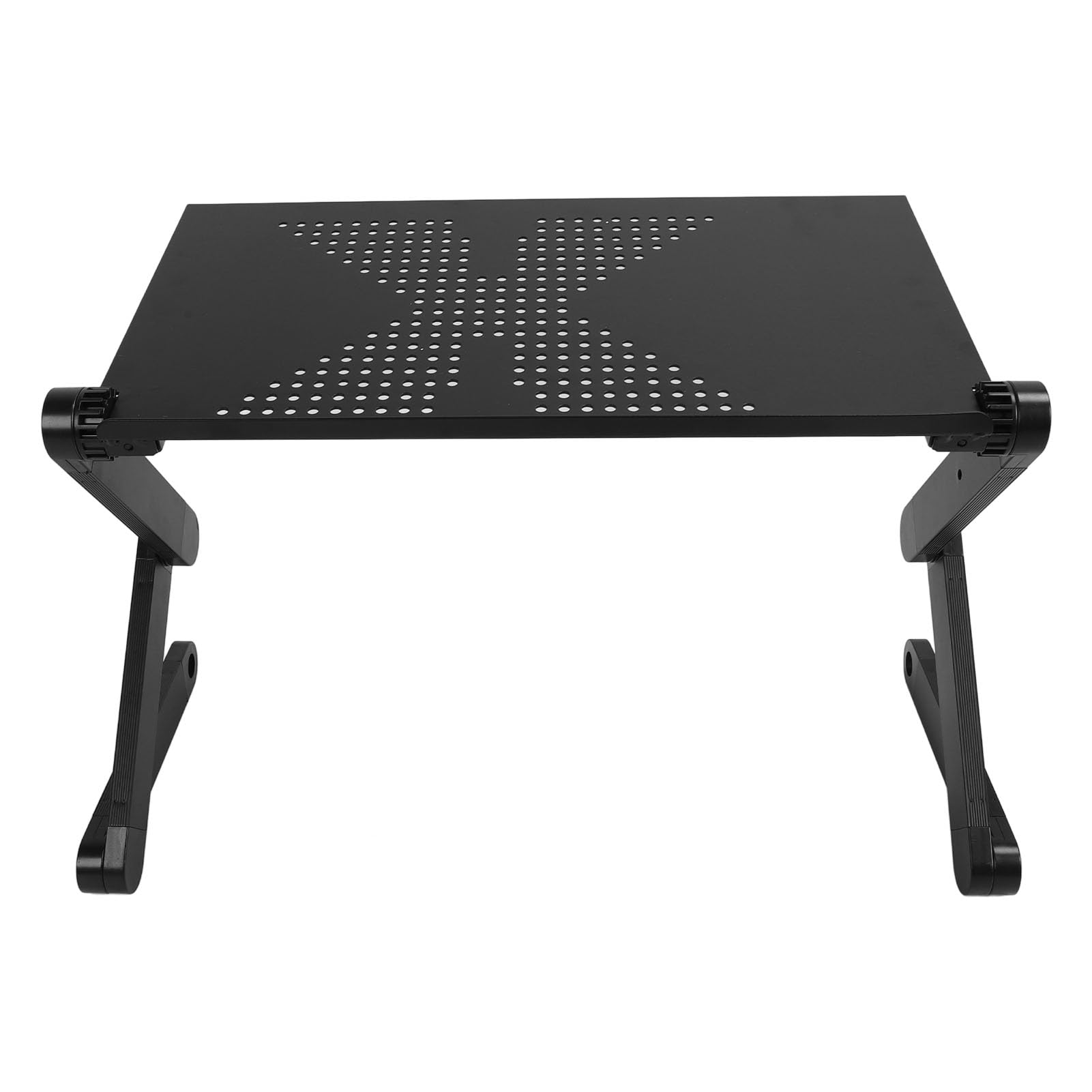 Regulowana Podstawka Pod Laptopa ze Stopu aluminium. Efektywna Wentylacja w Biurze domowym. Przestrzeń Robocza 480 X 260 Mm (Czarny)
