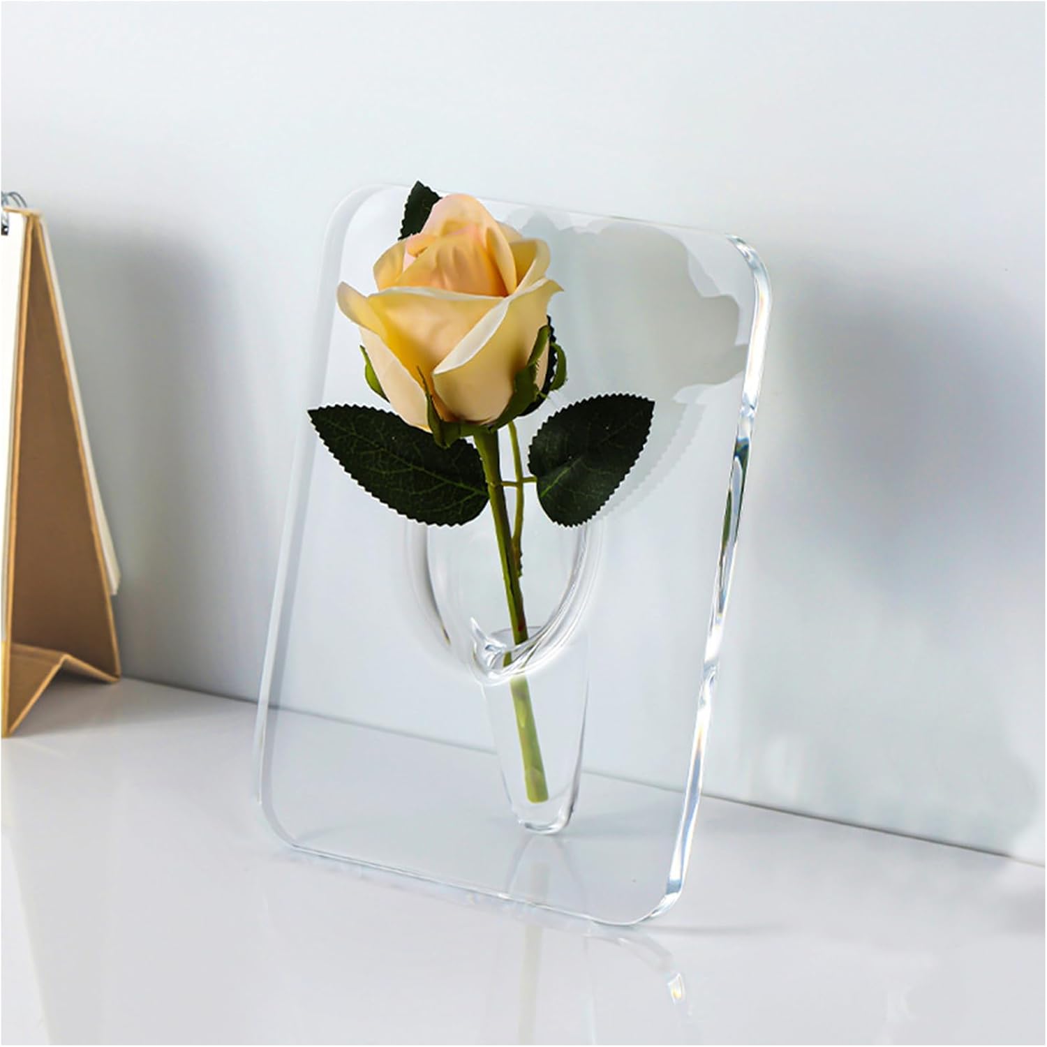 Flower Frame Vase, Picture Frame Flower Vase, Clear Acrylic