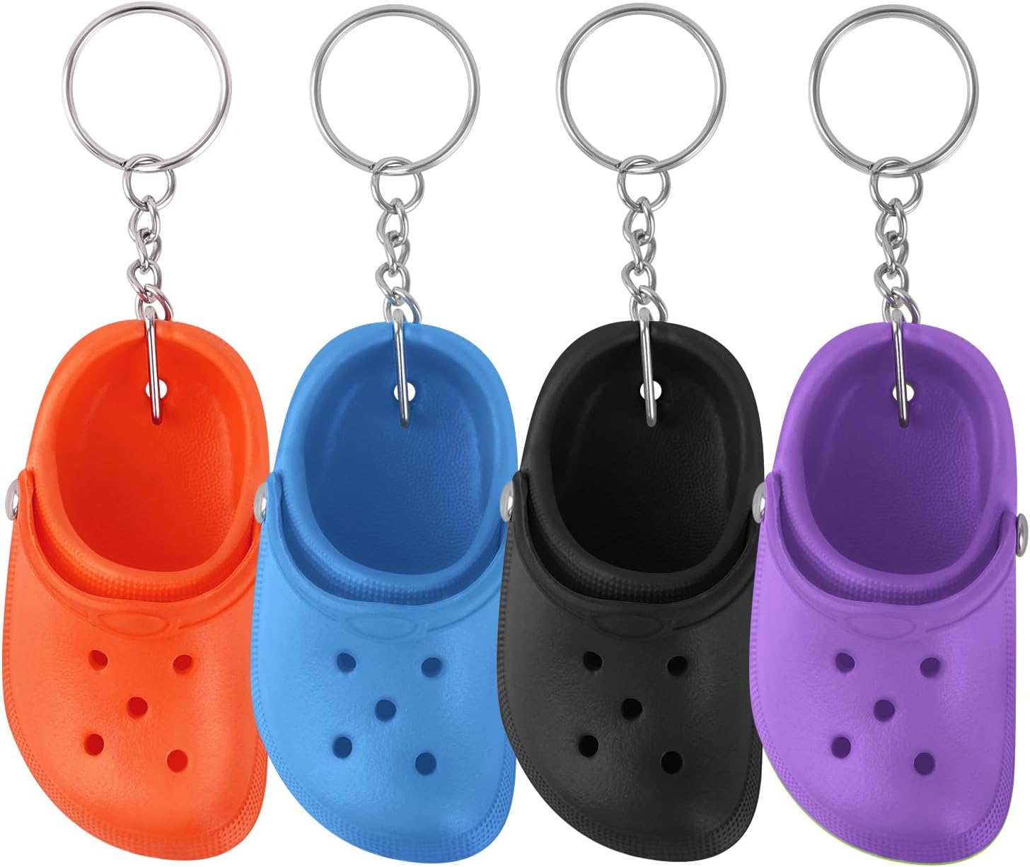 Cute Shoe Keychains Bulk for Women Men Kids Party Favors, Mini Key Chains for Car Handbag Backpack Birthday Gifts