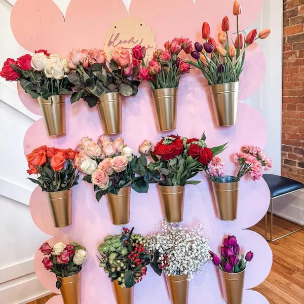 Wooden 11.8inch Bloom Bar Sign, Flower Bar Bridal Shower Sign, Baby in Bloom Baby Shower Sign, Wedding Accessories for Reception Wooden Plaque Sign for WeddingReception Table Decor image 3