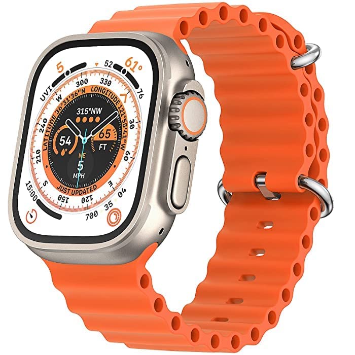 URBAN WINGS Watch Ultra GPS Small Smartwatch Fitness Tracker, Precision GPS, Action Button, Long