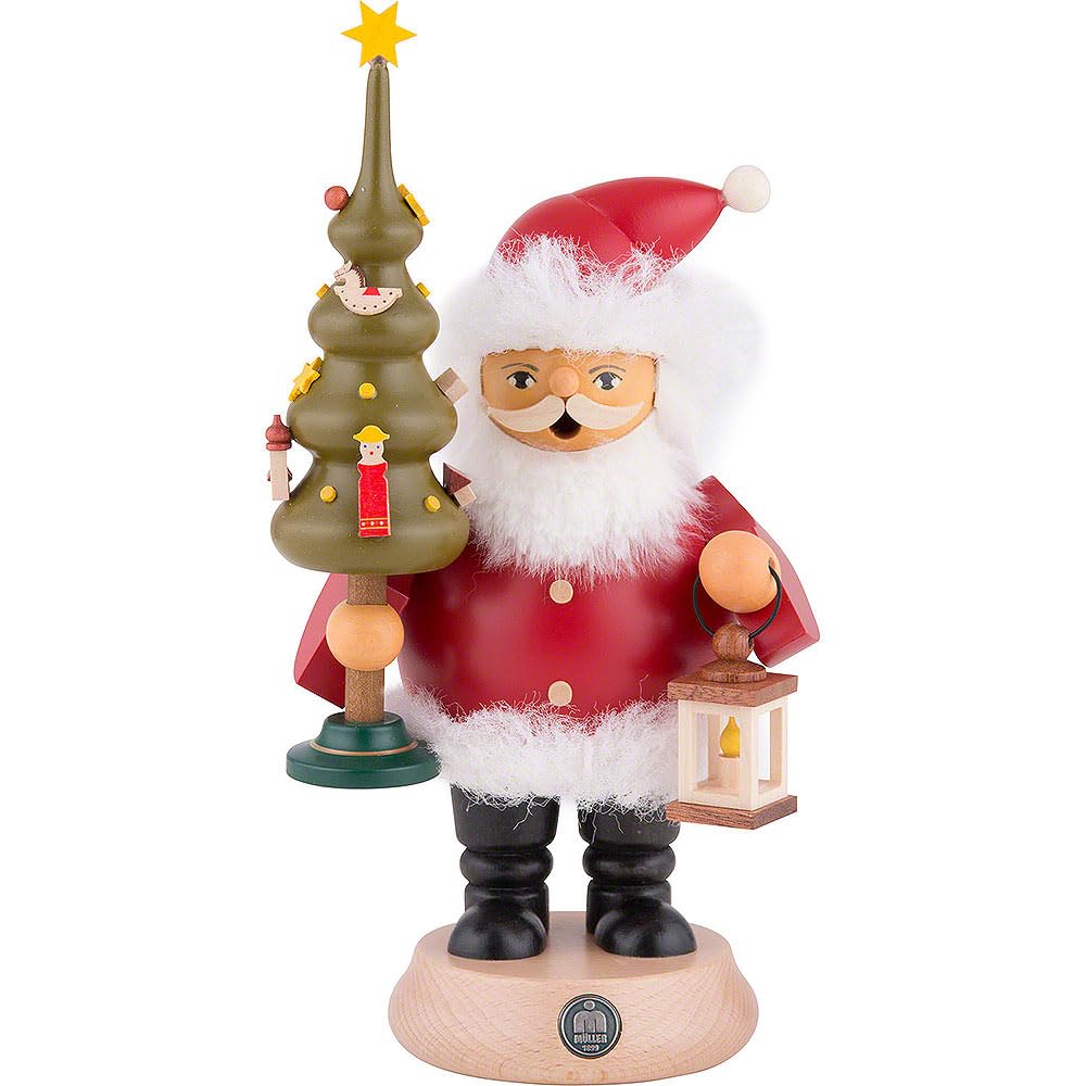 Authentique allemand fumeurs Erzgebirge Müller Père Noël en bois idée cadeau