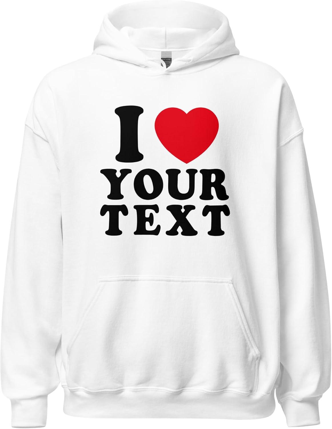 Personalized I Love Shirt with Custom Text, I Heart Shirt, Gift for Her, Couple, Girlfriend Boyfriend