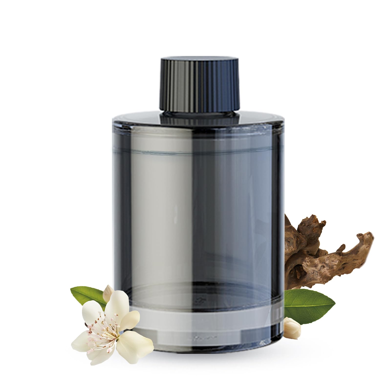 Ceeniu Car Diffuser Perfume Refill - 135ml Large Capacity Car Fresheners Long Lasting, AI Breathing Light Car Diffuser Mute Chargeable, Luxury Car Accessories Set, Orange Spring Scent