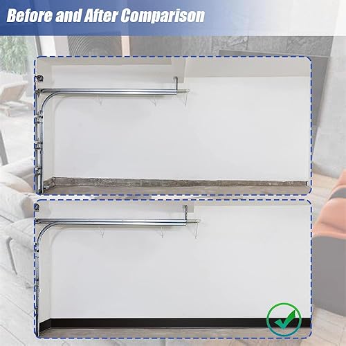 Miniatura 7 de Youyis Base de vinilo para pared, moldura de zócalo de 4 pulgadas, base de pared de goma autoadhesiva flexible, diseño de moldura de despegar y