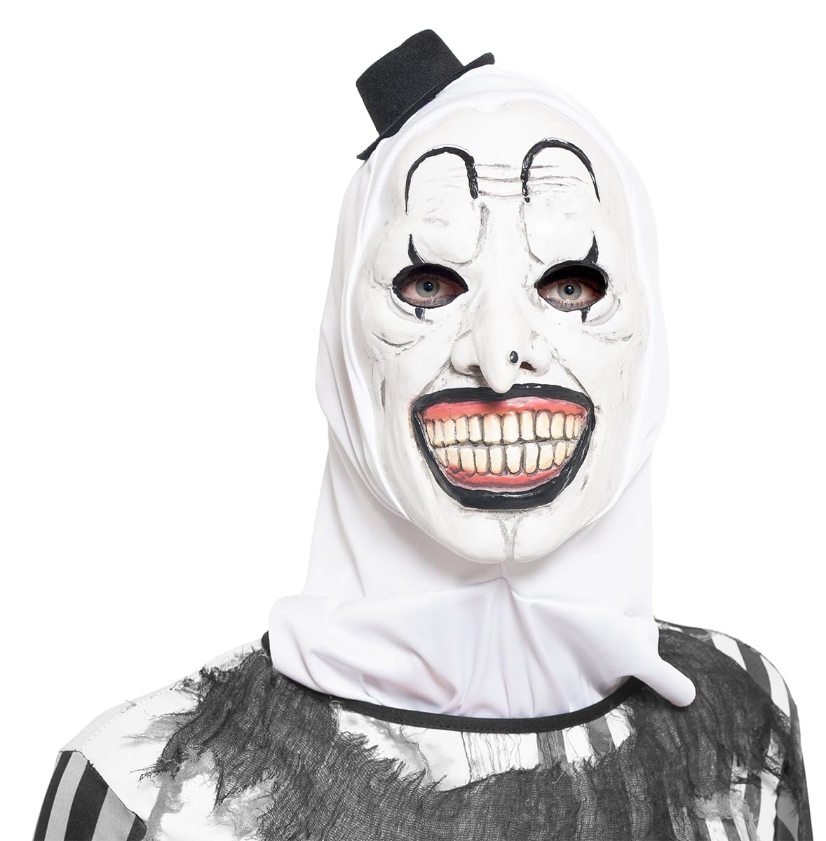 Rubies Máscara de Payaso Despediado para adultos, Accesorio, Complemento para disfraz, Material en látex, Talla única, Unisex para Halloween, Carnaval, Navidad y Cosplay