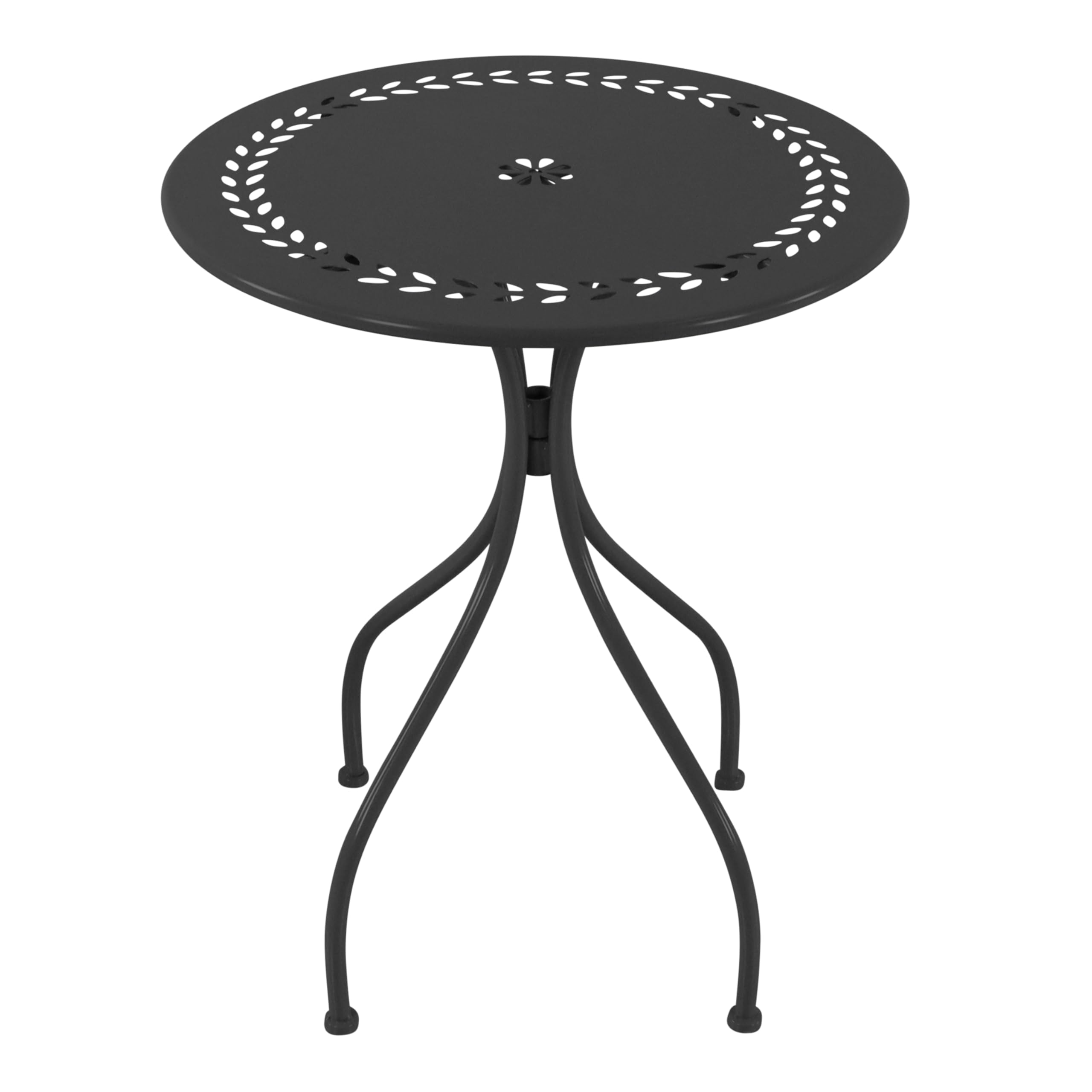AXI Marilou Mesa y Silla Bistro, 2 Sillas 1 Mesa, Juego Bistro de Exterior Blanco, Romantico Antracita - Juego Bistro de Jardin, Mesa Bistro de Mosaico para Jardin/Balcon/Terraza.