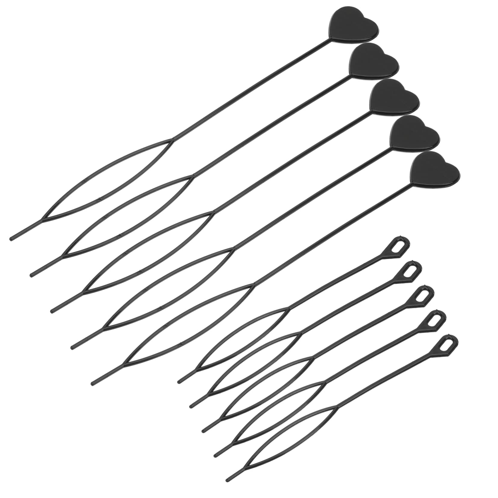 Didiseaon 200pezzi Per Intrecciare Accessori Per e Chignon Utensili Per Acconciature Pratici Diverse
