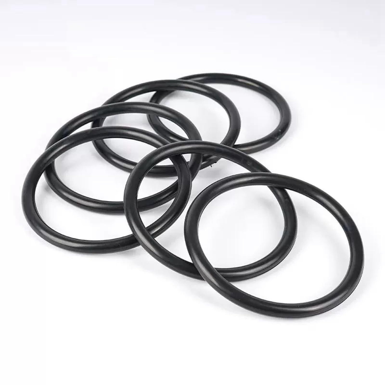 5 pcs tóricas de caucho de nitrilo, 55 mm de diámetro interior, 6 mm de ancho, juntas de sellado de caucho de nitrilo negras