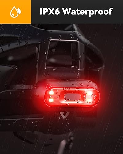 Miniatura 3 de Luz de casco de motocicleta, luz LED para casco de bicicleta, luz LED para casco de bicicleta, recargable por USB, luces de casco de bicicleta para