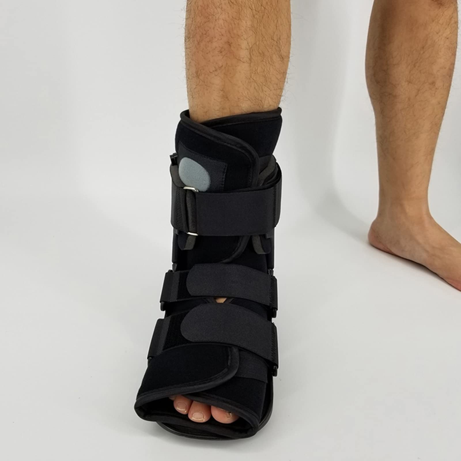 Botas para reparar fracturas de tobillo, andador antideslizante, ortesis para pies, bota para caminar, férula para fascitis plantar, tobilleras, cuidado completo para aliviar el dolor por presión (M