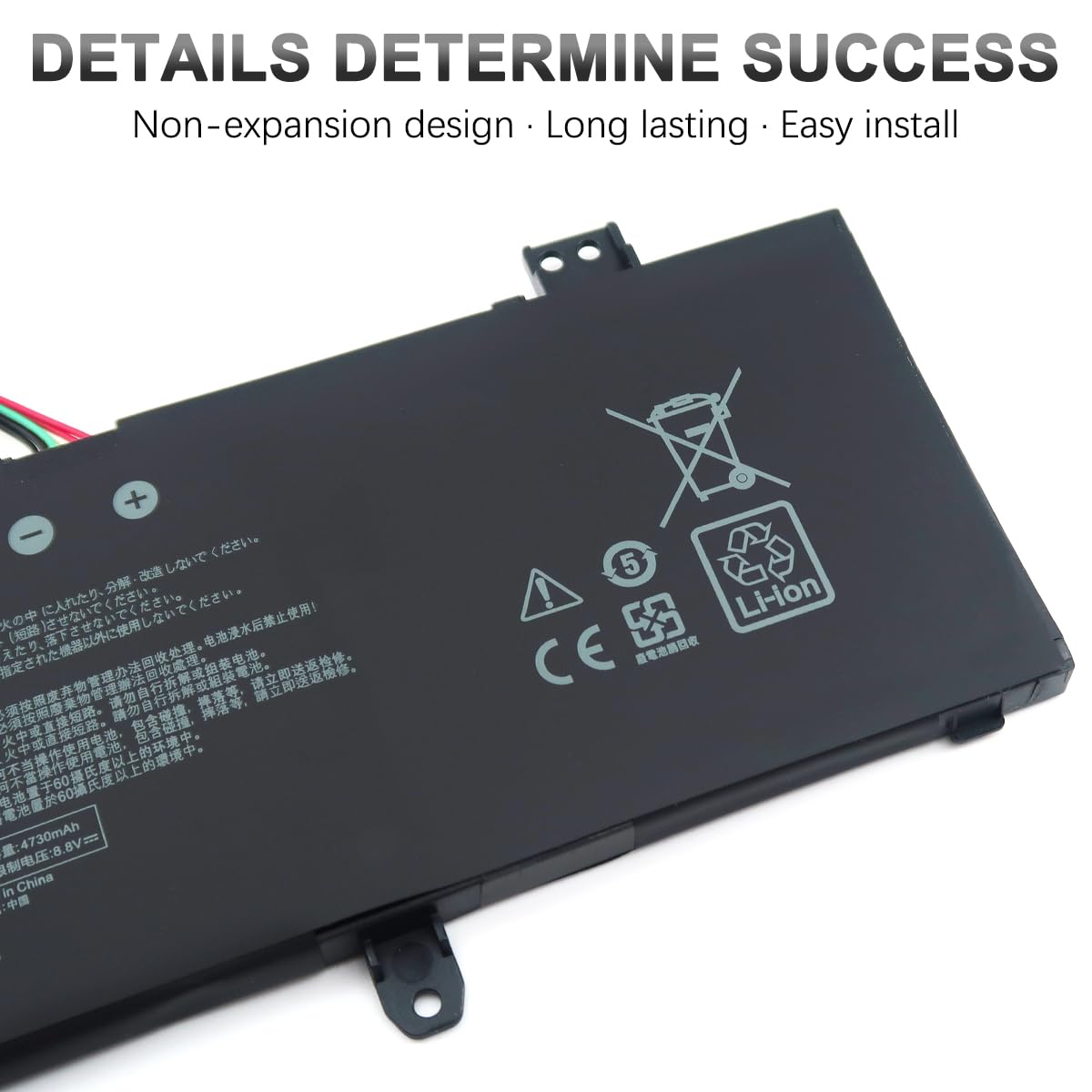B21N1818-2 C21N1818-2 Batterie pour ASUS VivoBook 14 X412D X412DA X412DK X412F X412FA X412FJ A412U A412UA F412DA F412DK F412FA F412FJ F412FL F412UA A412DA A412DK A412FA S412FA S412FJ S412FL