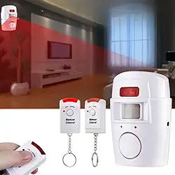 Kit Alarme Residencial Sem Fio Sensor Presença + 2 Controles