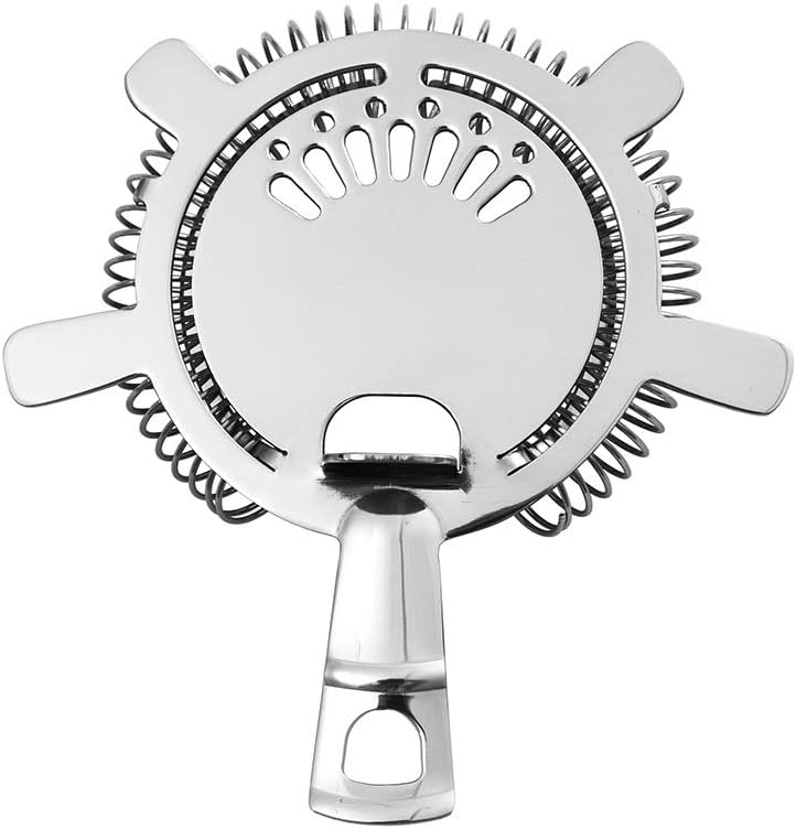 Crafthouse by Fortessa Professional Barware/Bar Tools by Charles Joly, Stainless Steel Hawthorne Cocktail Strainer, 5", Silver - Thumbnail 3