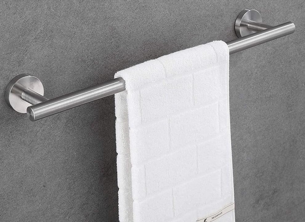 Anlay Stainless Steel(SS304 Towel Rack/Towel Stand/Towel Rod/Hanger for Bathroom Accessories/Chrome Finish (24 Inch) (B0C1VDLVSF) Amazon Price History, Amazon Price Tracker