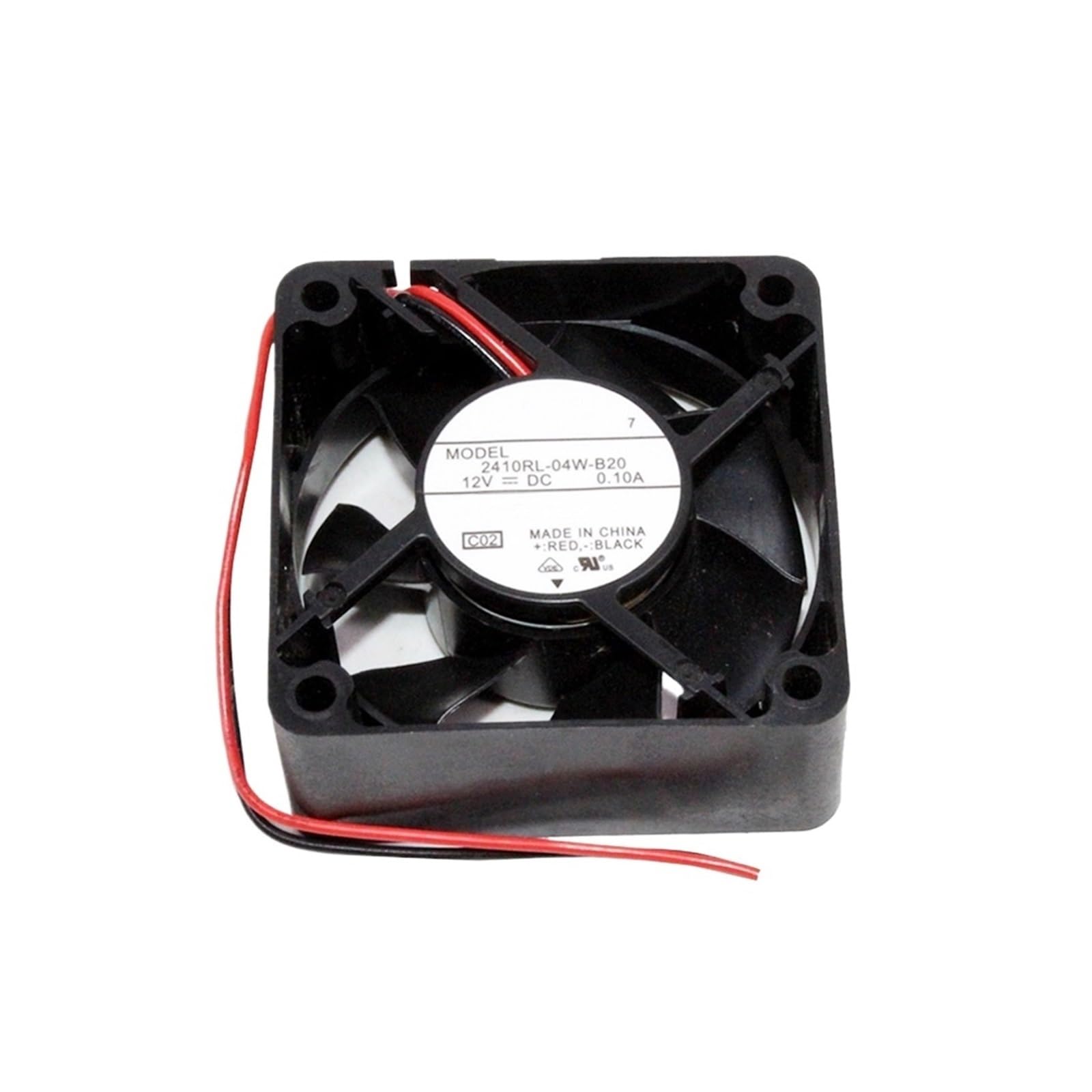 YLPWKMVZ Bearing Case 60x60x25mm 2410RL-04W-B20 12VDC 0.10A Silent Cooling Fan