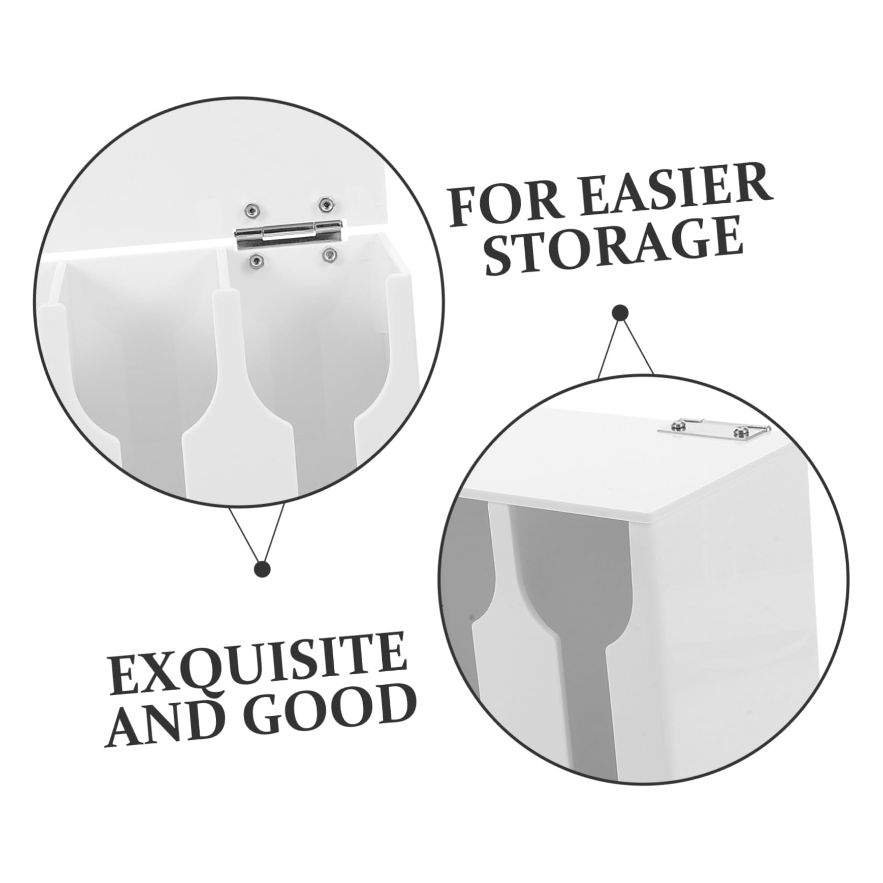 SHOWERORO Contenitore Distributore Di Utensili in Acrilico Scomparto Per Cucchiai E Forchette Porta Utensili Da Cucina Per Uso Domestico E Professionale