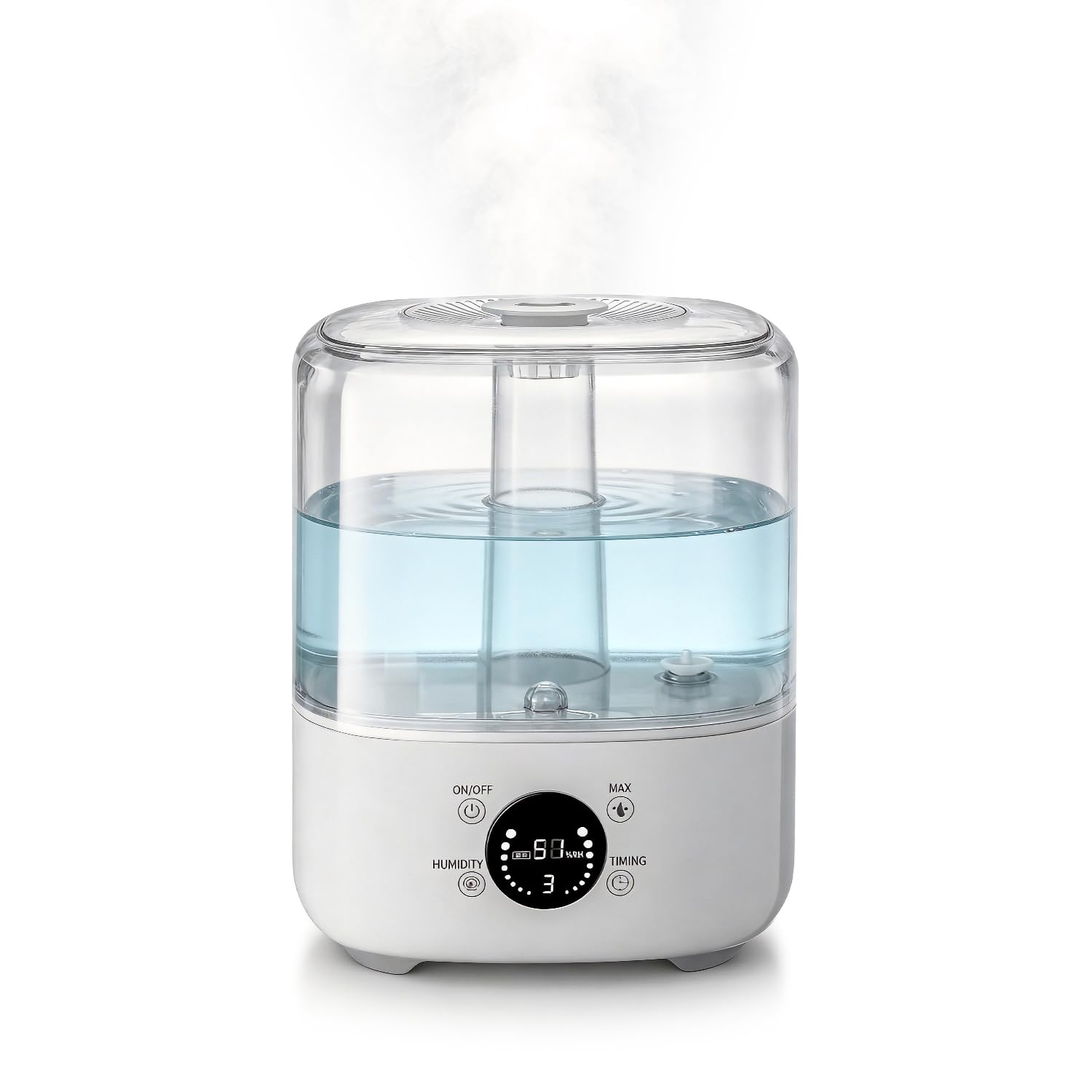 Humidificateur intelligent de 5L pour grande chambre avec contrôle tactile et remplissage supérieur