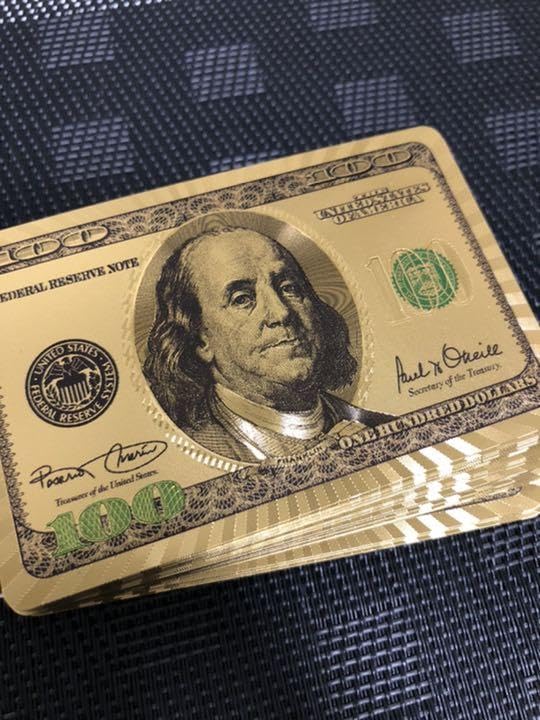 Amazon.co.jp: ゴールド トランプ ベンジャミンフランクリン : おもちゃ